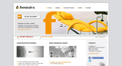 Desktop Screenshot of femisalva.cz
